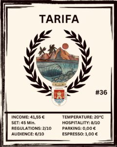 Mehr über den Artikel erfahren Day 36: Tarifa – Total Blackout and a Haunting Music