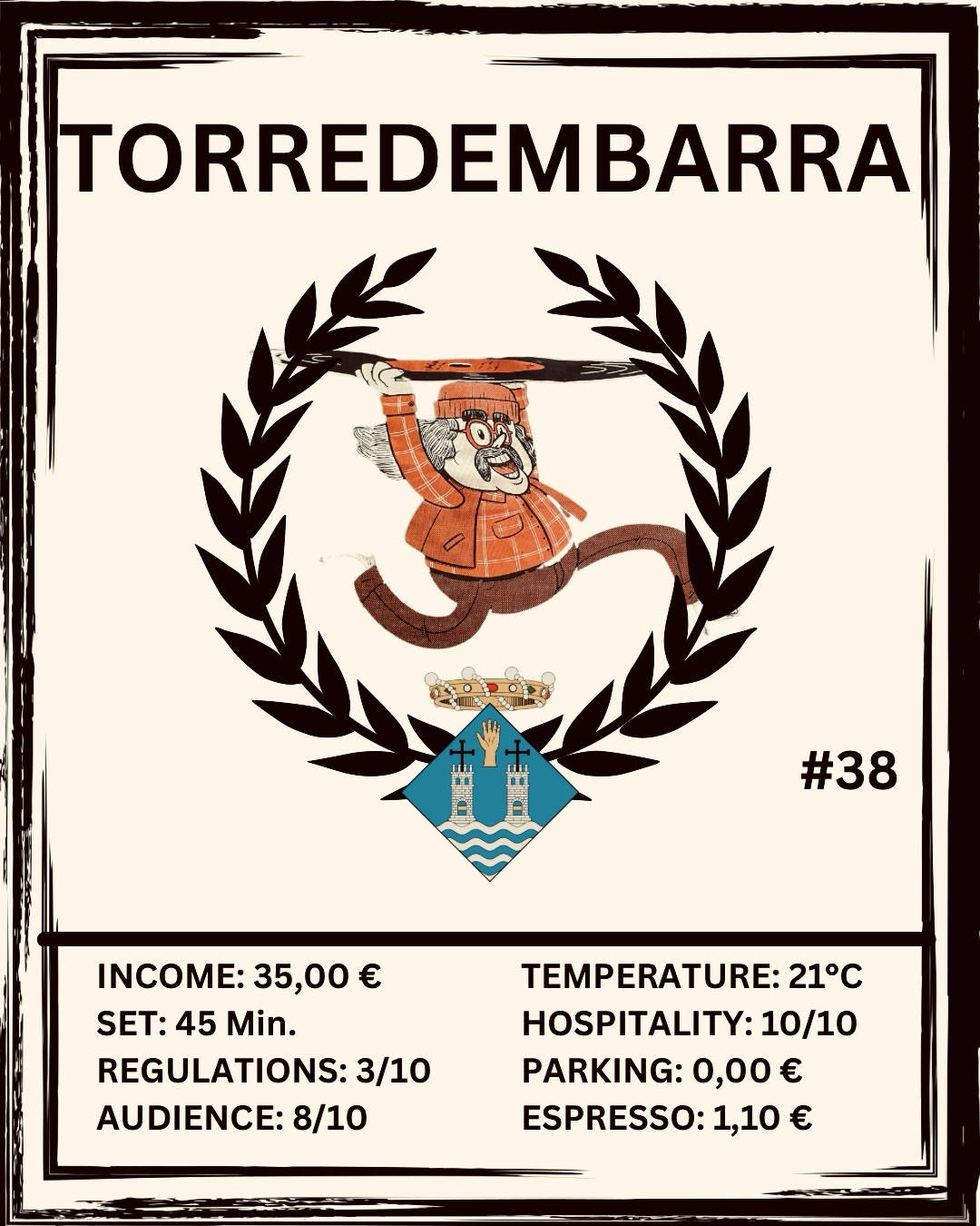 Du betrachtest gerade Day 38: Torredembarra – Hay un papel? En el pueblo.